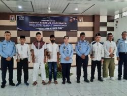 Idul Fitri 1444H Penuh Berkah, Ribuan Warga Binaan  Lapas Rajabasa Mendapatkan Remisi Khusus