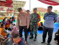 Karutan Bandarlampung Jalin Sinergitas Keamanan Dengan Koramil Tanjung Bintang dan Polsek Jati Agung Pada Kunjungan Lebaran