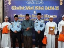 Sujud Syukur, 4 Napi Lapas Cibinong Dapat Remisi Bebas Saat Hari Raya Idul Fitri