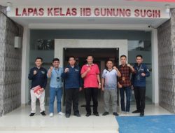 Kunjungi Lapas Kelas IIB Gunung Sugih, Tim Sub Bagian Program dan Pelaporan Kanwil Kemenkumham Lampung Gelar Monev Berkala T.A 2023