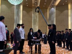 Dilantik Menkumham, Kakanwil Kemenkumham Lampung Sorta Delima Tobing Resmi Menjabat Sebagai Anggota PAW MKNW