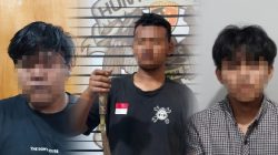 Tim Patroli Gabungan Polresta Bandar Lampung Amankan 3 Remaja dan Sebilah Senjata Tajam