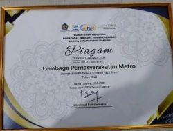 Lapas Metro Raih Penghargaan IKPA Terbaik I Tahun 2022 Dari Kanwil DJPB Lampung