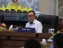 Sekda Provinsi Lampung  Pimpin Rakor Persiapan Kick Off Pelaksanaan Rekomendasi Penyelesaian Non Yudisial Pelanggaran Ham Berat
