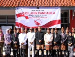 Dengan Tema Gotong Royong Membangun Peradaban dan Pertumbuhan Global, Lapas Kotaagung Gelar Upacara Bendera Peringati Hari Pancasila 2023