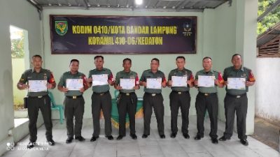 Tingkatkan Pemahaman Teknologi, Prajurit Kodim 0410/KBL Ikuti Pelatihan Literasi Digital