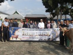 Lapas Kelas I Bandar Lampung Sembelih 3 Sapi dan 5 Kambing di Idul Adha 2023, Daging Kurban Dibagi ke Narapidana