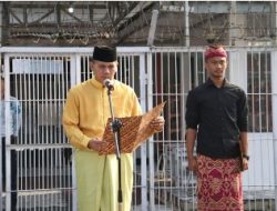 Nuansa Pakaian Adat Nusantara, Jajaran Lapas Besi Gelar Upacara Bendera Peringati Hari Lahir Pancasila