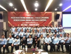 Kepala Rutan Kelas IIB Sukadana Ikuti Kegiatan Pelatihan Media Handling dan Public Speaking yang Diselenggarakan Kanwil Kemenkumham Lampung