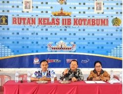 Monitoring Bantuan Hukum Bagi WBP, Kepala Rutan Kelas IIB Kotabumi Terima Kunjungan Kepala Divisi Yankum Kanwil Kemenkumham Lampung