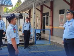Kepala Rutan Kelas IIB Sukadana Mengintruksikan Jajaran Untuk Terus Tingkatkan Keamanan dan Kualitas Pelayanan serta Pembinaan Bagi WBP