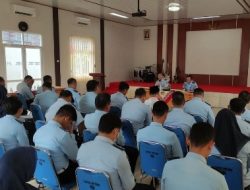 Kalapas Kelas IIA Metro Pimpin Rapat Bulanan Administratif dan Penguatan Tugas dan Fungsi