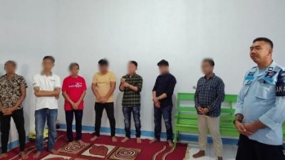 Peroleh Hak Yang Sama Dalam Beribadah, Warga Binaan Nasrani Tunaikan Ibadah Kebaktian