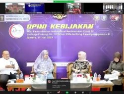 Rutan Kotabumi Ikuti Diskusi Daring “OPini” Terkait Nilai Kemanfaatan Naturalisasi