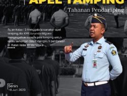 Kepala KPR Rutan Kelas IIB Menggala Laksanakan Kegiatan Rutin Apel Tamping