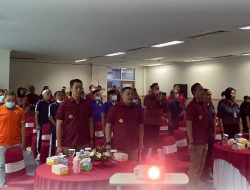 Peringati Hari Lansia Nasional, Kepala Rutan Kelas I Jakarta Pusat Mengikuti Kegiatan Bakti Sosial