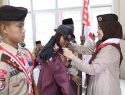Wagub Chusnunia Lepas Kontingen Pramuka Lampung Menuju Bumi Perkemahan Wiladatika Cibubur