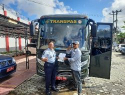 Optimalisasi Pemindahan Narapidana, Rutan Kelas I Bandar Lampung Terima Bantuan Mobil Bus Transpas Dari Ditjenpas