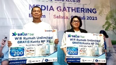 Perkuat Jaringan Konvergensi, XL SATU Fiber Kini Tersedia di Kota Batam