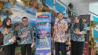 Komitmen Wujudkan WBK/WBBM, Bapas Kelas II Bandarlampung Lakukan Sosialisasi dan Pemasangan Banner Cegah Pungli dan Gratifikasi