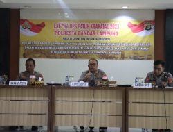 Polresta Bandar Lampung Gelar Latpra Ops Patuh Krakatau 2023