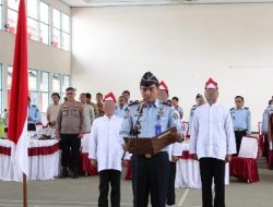 Siap Berkarya Untuk Ibu Pertiwi, Tiga Narapidana Teroris Lapas Kotaagung Laksanakan Ikrar Setia NKRI