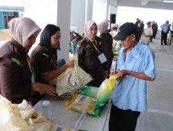 Semarak HBA ke-63, Kejati Lampung Gelar Bazar Murah Bagi Masyarakat Yang Membutuhkan
