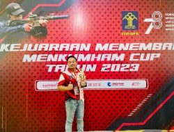Wakili Kanwil Lampung, Kabag Umum Sabet Juara 3 Kategori Presisi Reguler Dalam Kejuaran Menembak Menkumham Cup 2023