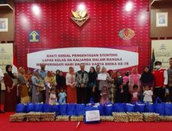 Lapas Kalianda Bhakti Sosial Entaskan Stunting pada HDKD Ke-78