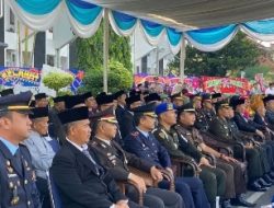 Kepala Rutan Kelas IIB Kotabumi Ikuti Upacara Peringatan Hari Bhayangkara Ke-77