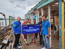 XL Axiata Serahkan Donasi Korban Angin Puting Beliung di Pulau Kasu Batam