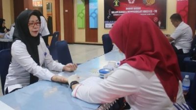 Lapas Kelas I Bandar Lampung Gelar Kegiatan Donor Darah Peringati HDKD ke-78