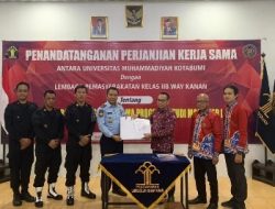 Tingkatkan SDM Berkualitas, Lapas Way Kanan Bekerja Sama Dengan UMKO Lanjutkan Program Studi Magister Hukum Bagi Petugas