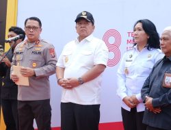 Ratusan Senpi Dimusnahkan, Kakanwil Sorta Hadiri Acara HUT TEKAB 308 Presisi Polda Lampung