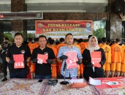 Satu Bulan, Sat Narkoba Polresta Bandar Lampung Ungkap 23 Kasus Narkoba Dengan 35 Tersangka