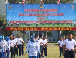 Prajurit Petarung Harimau Sumatera Laksanakan Olahraga Bersama Wandankormar
