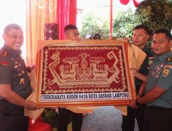 Kunjungan Kerja di Kodim 0410/KBL, Danpusterad : Jadilah Apter Profesional yang Dicintai dan Mencintai Rakyat