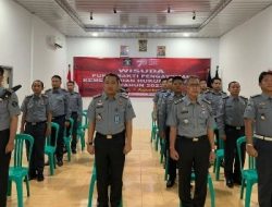 Lapas Way Kanan Ikuti Upacara Wisuda Purnabakti Pengayoman Tahun 2023