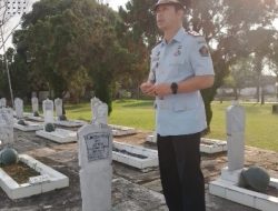 Rangkaian Hari Kemenkumham Ke-78, Kalapas Kalianda Upacara Ikuti Ziarah dan Tabur Bunga di Makam Pahlawan
