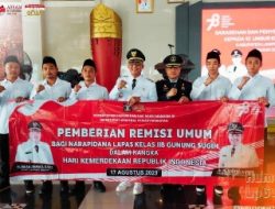382 Warga Binaan Lapas Gunung Sugih Terima Remisi Umum