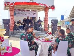 Keren ! Paskal Band Kembali Tampil Memukau Pada Acara Kunjungan Kerja Danrem 043/Gatam