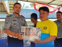 Rutan Kelas IIB Sukadana Laksanakan Pembagian Piala dan Hadiah Kepada Para Juara