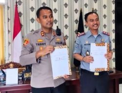 Tingkatkan Sinergitas, Kepala Rutan Kotabumi Sambut Kunjungan Kapolres Lampung Utara