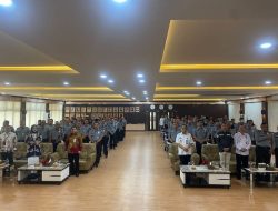 Kalapas Kalianda Ikuti Kegiatan Pembinaan Satgas Keamanan dan Ketertiban di Kanwil Kumham Lampung