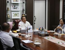 Menuju Peresmian Desa Sadar Hukum, Kanwil Kemenkumham Lampung Audiensi Dengan Gubernur Lampung