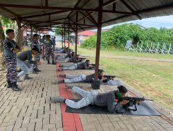 Bakamla RI Gelar Latihan Menembak Personel Zona Bakamla Tengah