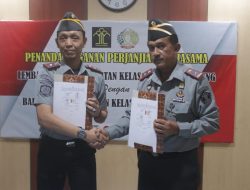 Pemenuhi Hak Warga Binaan, Lapas Rajabasa Laksanakan Perjanjian Kerja Sama Dengan Bapas Bandarlampung
