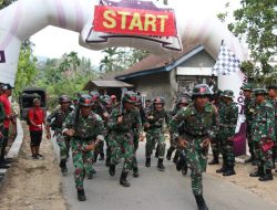 Tampil Memukau Yonif 7 Marinir Juara 1 Cross Country Tingakat Brigif 4 Mar/BS