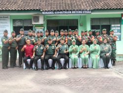 Kunker di Koramil 410-03/TBU, Dandim KBL Kembali Tegaskan Netralitas TNI Jelang Pemilu 2024