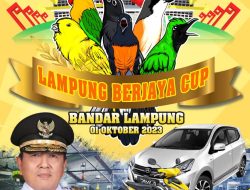 Dilaksanakan 1 Oktober 2023, Pemprov Lampung Gelar Event Nasional Pameran dan Lomba Burung Kicau Mania Lampung Berjaya